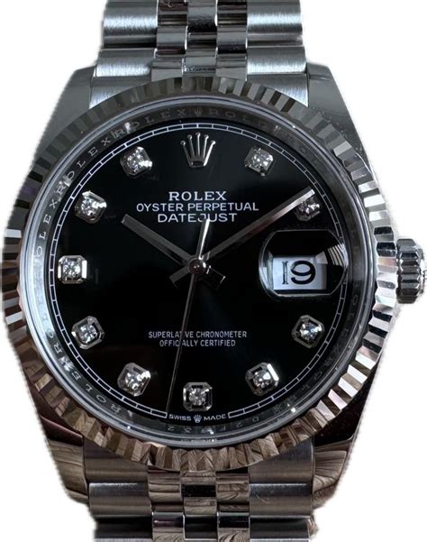 rolex datejust ii gold schwarz mit diamanten|rolex datejust 2 retail price.